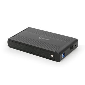 Gembird EE3-U3S-3 Hard Drive Enclosure, Black, 3.5"