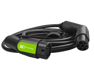 Green Cell EV10 kabel do ładowania pojazdów elektrycznych Czarny Typ 2 1 7 m