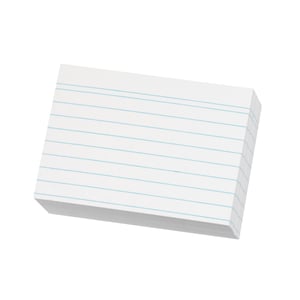 Herlitz 1150887 Catalog Card, White, 200 pcs.