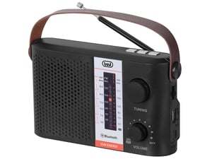 Trevi RA 7F25 BT Tragbar Analog und digital Schwarz