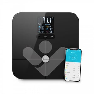TrueLife TLFSW7BTB waga Kwadrat Czarny Elektroniczna waga osobista
