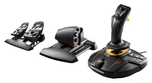 Thrustmaster T-16000M FCS Flight Pack Black USB Joystick Analog/Digital MAC, PC