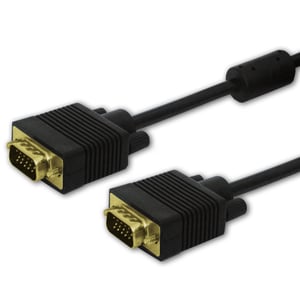 Savio CL-29M VGA-Kabel 1,8 m VGA (D-Sub) Schwarz