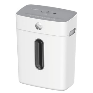 HP OneShred 8CC Shredder, Cross-cut, 68 dB, 22 cm, White