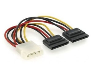 Gembird CC-SATA-PSY2 SATA-kabel 0,15 m