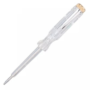Deli Tools EDL8001 spänningstestare, silver, transparent