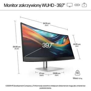 HP Monitor konferencyjny Pro seria 7 5K2K – 740pm, 39,7″
