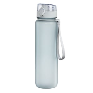 Hama 00181591 Sport Water Bottle 1000 ml Plastic, Silicone Blue, Clear