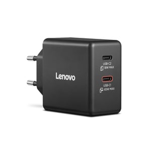Lenovo G0A6065BEU Portable Device Charger, Universal, Black, AC, Indoor