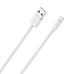 RealPower 385240 kabel do telefonu Biały 2 m USB A Lightning