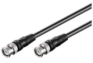 Microconnect 50046 koaxialkabel 2 m BNC Svart