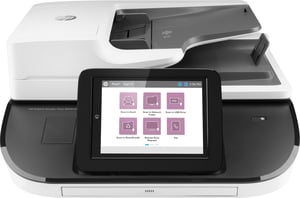 HP Flow 8500 fn2 Plattbäddsskanner och ADF 600 x 600 DPI