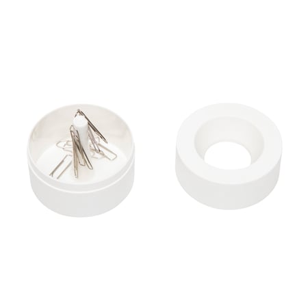 MAUL Clip Dispenser. White spinacz Plastik
