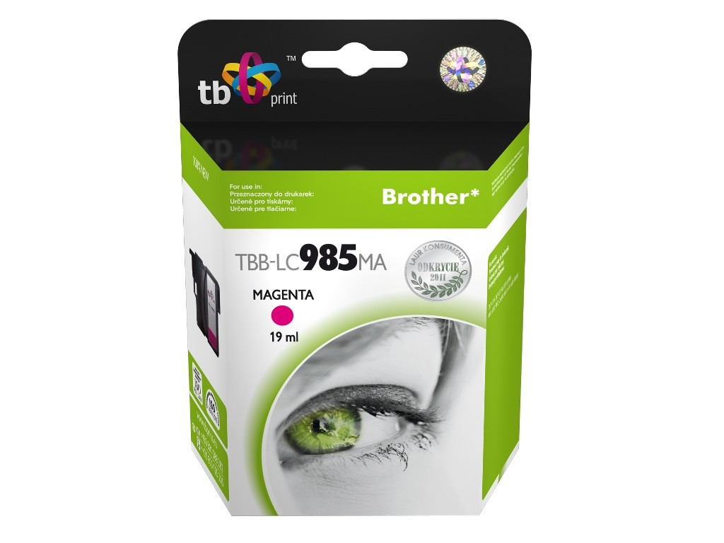 TB Print TBB-LC985MA kaseta z tonerem 1 szt. Zamiennik Purpurowy