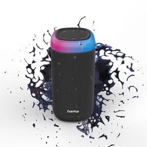 Hama Shine 2.0 Tragbarer Stereolautsprecher Schwarz 30 W