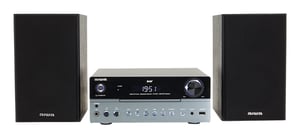 Aiwa MSBTU-700DAB hemmaudioanläggning Mikro-hemmaudiosystem 25 W Arktiskt blått, Svart