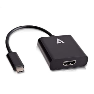 V7 V7UCHDMI-BLK-1E 0,1 m USB Typ C – HDMI 1.4 Schwarz