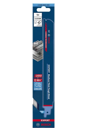 Bosch 2 608 900 370 wyrzynarka, piła wyrzynarkowa oraz ostrze do piły tarczowej Brzeszczot do piły poprzecznej Węglik 10 szt.