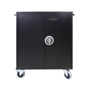 LEBA Innovation NoteCart Flex NCF-E-32-SC Schrank für mobile Geräte Mobiler Wagen für die Geräteverwaltung Schwarz, Grau