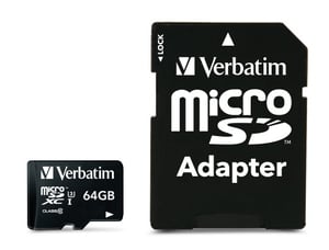 Verbatim Pro 64 GB MicroSDXC UHS Klass 10