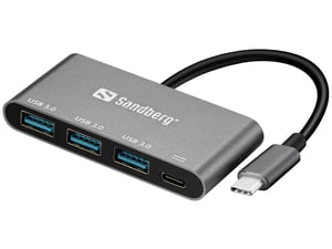 Sandberg USB-C-zu-3xUSB-3.0-Hub + PD