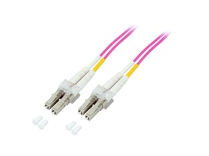 Alcasa 10m LC/LC InfiniBand / Fiber Optic Cable, Purple