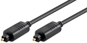 Goobay 50565 Audiokabel 2 m Toslink Schwarz
