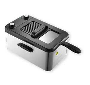 Brock Electronics DF 3001 SS frytkownica Pojedyńczy 3,2 l 2200 W Czarny, Stal nierdzewna