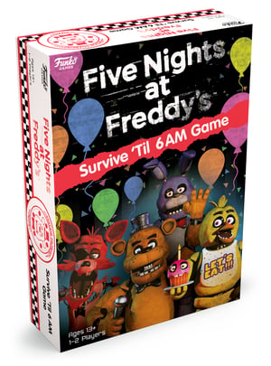 FUNKO Five Nights At Freddy's Survive 'Til 6AM 20 min Gra planszowa Strategia