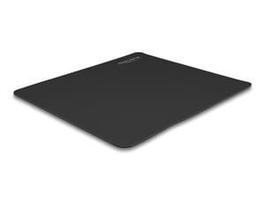 DeLOCK Black Mouse Pad, 450 x 400 mm, with Glass Coating