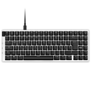 NZXT Function MiniTKL klawiatura Biuro USB QWERTZ Niemiecki Czarny, Biały
