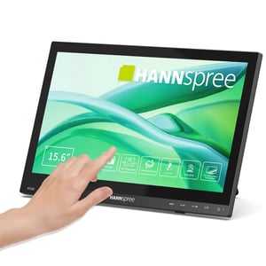 Hannspree HT165HPB Computermonitor 39,6 cm (15,6") 1920 x 1080 px Full HD LCD-Touchscreen Schwarz