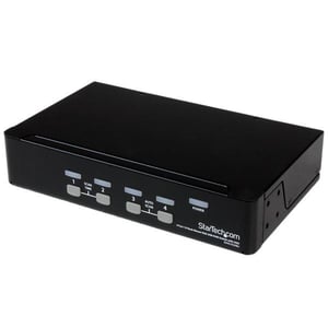 StarTech SV431DUSBU KVM Switch, Rack-Mountable, Black