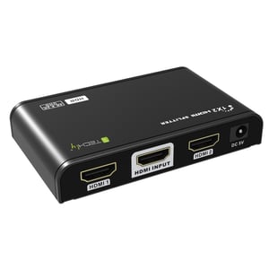 Techly IDATA HDMI2-4K2HDR HDMI-förgrening för TV, 2x HDMI