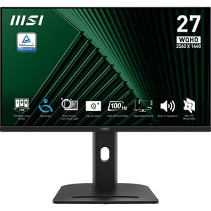 MSI Pro MP275QPG monitor komputerowy 68,6 cm (27") 2560 x 1440 px Wide Quad HD LCD Czarny
