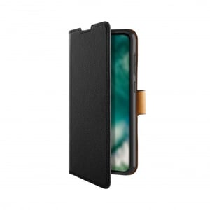 Xqisit Slim Wallet pokrowiec na telefon komórkowy 15,5 cm (6.1") Z klapką Czarny