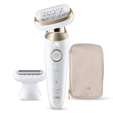Braun Silk·épil 9 Flex 9-030 3D 40 pęset(y) Biały, Złoto
