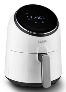 Lauben LBNHAF2500WT Single-Basket 2.5 L 1300 W Hot Air Fryer, White