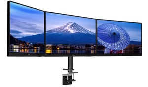 iiyama Desk Mount 68,6 cm (27") Schreibtischhalterung Schwarz