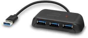 SPEEDLINK SL-140106-BK USB 3.2 Gen 1 (3.1 Gen 1) Type-A Hubs and Concentrators, 5000 Mbit/s, Black