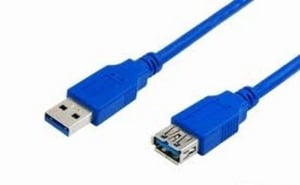 MediaRange MRCS151 USB-kabel USB 3.2 Gen 1 (3.1 Gen 1) 1,8 m USB A Blå