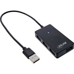 InLine 33293I huby i koncentratory USB 3.2 Gen 1 (3.1 Gen 1) Type-A 480 Mbit/s Czarny
