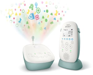 Philips AVENT SCD731/26 Babyphone 330 m Grün, Weiß
