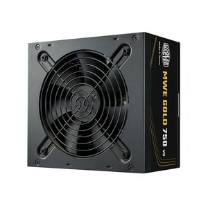 Cooler Master MWE Gold V3 ATX 3.1 icke-modulär serie nätaggregat 750 W 24-stifts ATX Svart