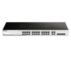 D-Link DGS-1210-28 przełącznik sieciowy Zarządzany L2 Gigabit Ethernet (10/100/1000) 1U Czarny