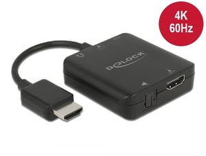 DeLOCK HDMI-Audio-Extractor 4K 60 Hz, kompakt