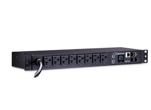 CyberPower PDU31406 Stromverteilereinheit (PDU) mit 8 Netzanschlüssen, 1U, schwarz