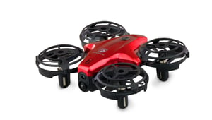 Amewi 25324 Drone with Camera Mini-Drone 300 mAh Black, Red