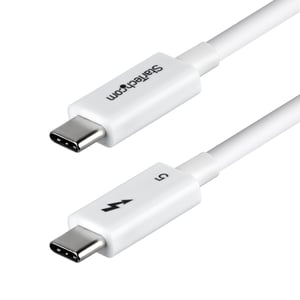 StarTech TBLT5MM1M240WWH Thunderbolt-kabel 1 m 120 Gbit/s Vit
