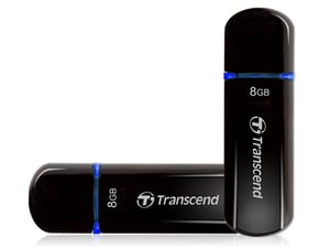 Transcend JetFlash Elite 600 USB-minne 8 GB USB Typ A 2.0 Svart